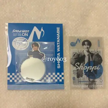 Snow Man 와타나베 쇼타 클리어 스티커+미러 스티커