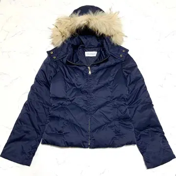 [ Y2K 라쿤 ] 핑키앤다이안 다운 자켓 3WAY 짧은 기장 네이비