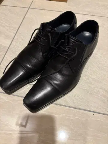 블랙 가죽 드레스 신발 아오야마 양복