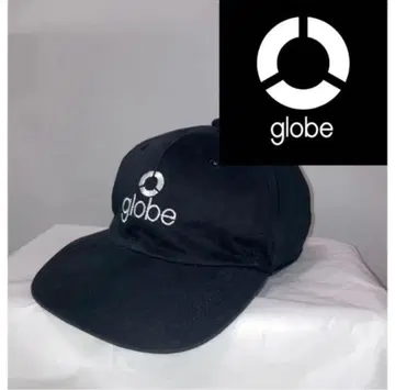 VINTAGE globe SNAP BACK CAP 캡 모자 블랙