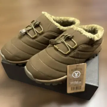 ALBATRE 퍼 포함 브라운 사보 샌들 XL(26.5-28)