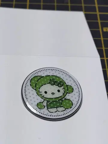 오사카 간사이 만박 일본관 조류 키티 시크릿 핀 배지 오오히게마와리