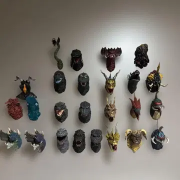 제일복권 고질라 몬스터 헤드 마그넷 묶음 판매 세트