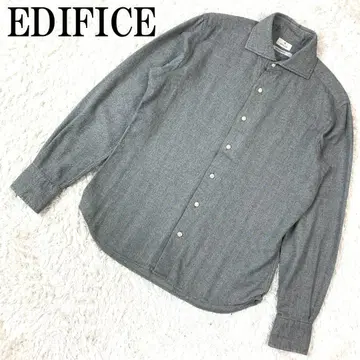 EDIFICE 에디피스 긴팔 셔츠 그레이 44 B9552