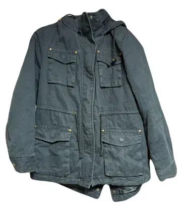 모즈 코트 밀리터리 자켓 마운틴 후드티