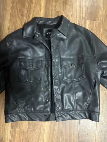 ZARA 가죽 자켓