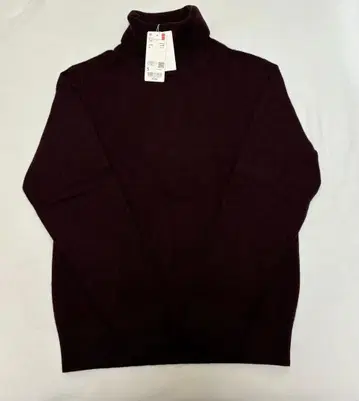 [택 포함 미사용] 유니클로 캐시미어 100% S 사이즈 남성용