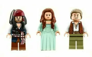 미니 피규어 피규어 캐리비안의 해적 잭 스패로우 카리나 스미스 헨리