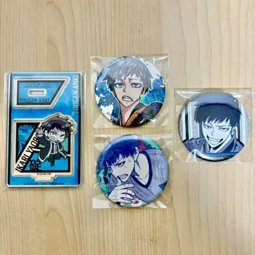 도원암귀 야오로시 캔뱃지 아크릴 스탠드 4종 세트