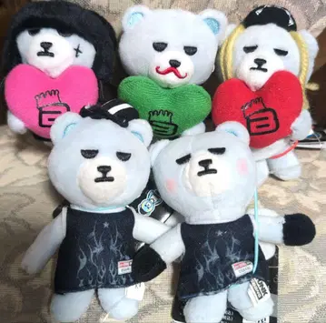 BIGBANG 곰 봉제 인형 5개 세트