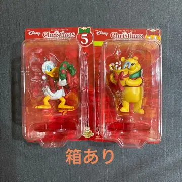 HAPPY 복권 Disney 크리스마스 오너먼트 세트 2025 박스 있음