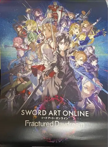 SAO 소드 아트 온라인 SAOFD 신작 A3 포스터 KPF