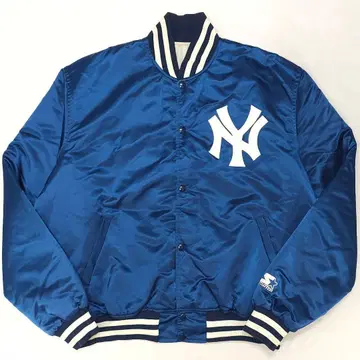 USA제 스타터 90s 빈티지 충전솜 바시티 자켓 양키스 MLB
