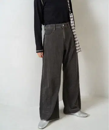 FREAK'S STORE/프릭스스토어 코듀로이 커브 팬츠 그레이