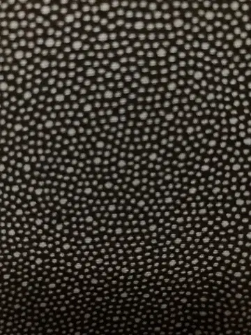 에도 코몬풍 쌀알 무늬 짙은 갈색