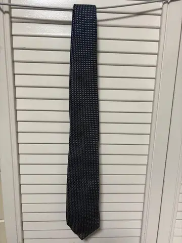 Salvatore Ferragamo 넥타이 네이비/화이트