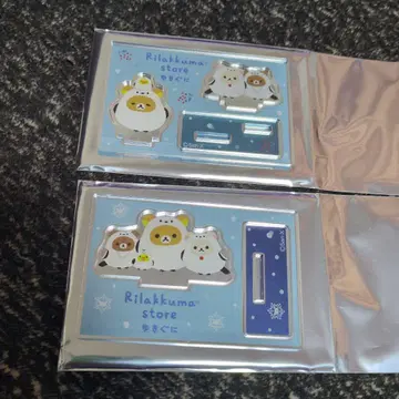 삿포로 센다이 한정 리락쿠마 아크릴 스탠드 2개