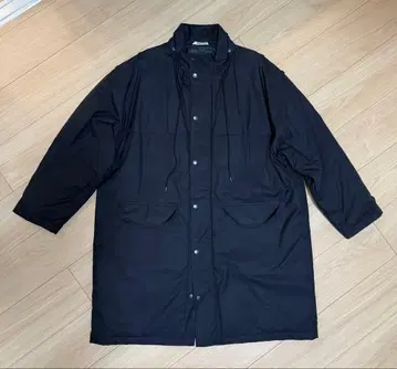 새상품급 AURALEE 오라리 FINX NYLON 코트 블랙 사이즈 4