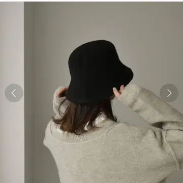 Lavish Gate 울 버킷 햇 블랙