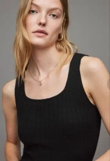 ALLSAINTS 블랙 슬리브리스 원피스 S