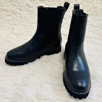 아르테미스 바이 다이애나 사이드 고어 부츠 볼 체인 22.0cm