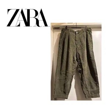ZARA 코듀로이 와이드 팬츠