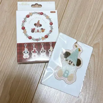 디즈니 리조트 크리스마스 2025 키체인 릴린린 스카이블루