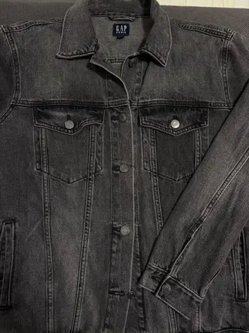 GAP 다크 그레이 데님 자켓 M