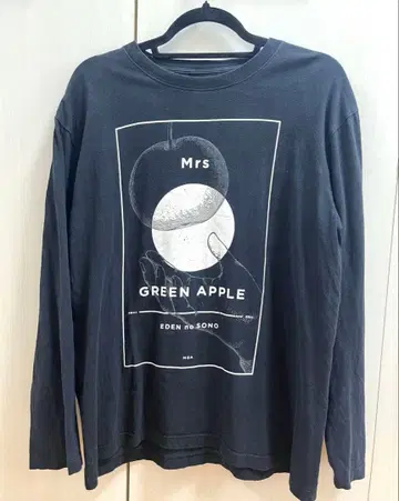 Mrs.GREEN APPLE 긴팔 티셔츠 굿즈 티셔츠 에덴의 동산