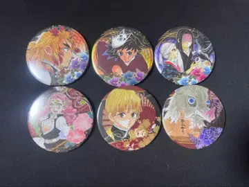 귀멸의 칼날 원작 캔뱃지 6개 세트