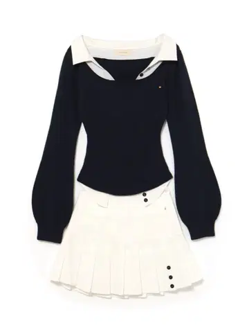 1회 착용 andmary madison girls set up navy