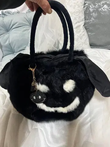 퍼 토트백 스마일 참 포함