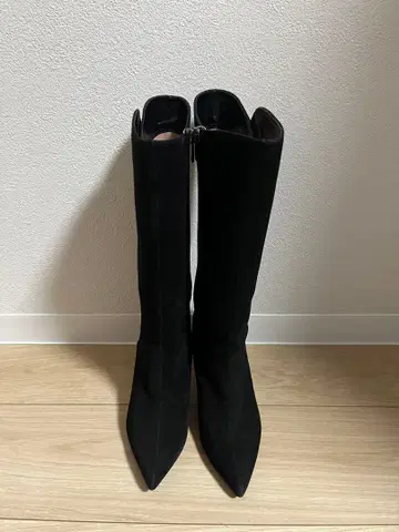 긴자 카네마츠 GINZA KANEMATSU 스웨이드 롱 부츠 23.5