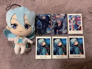 앙스타 히비키 와타루 봉제 인형 파샤츠 클리어 카드