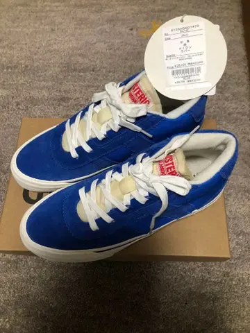 MYSTERY GLAMOUR 파랑 스웨이드 스니커즈