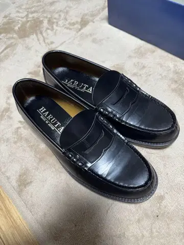 HARUTA 블랙 로퍼 일본제