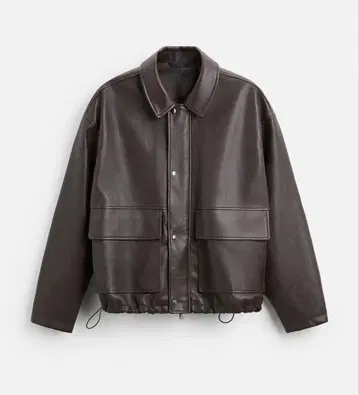 완판템! ZARA 가죽 자켓 (드로우 코드 포함)