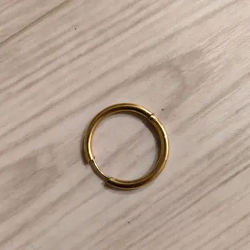 골드 후프 귀걸이 2세트