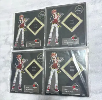 트위스테 에이스 트라포라 기숙사 의류 아크릴 스탠드 4개 세트