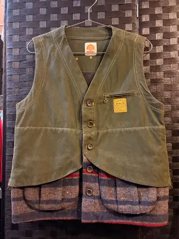 NATAL DESIGN 네이탈 디자인 레이어드 베스트 밀리터리