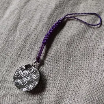 교토 이자와야 은제 은방울 옥매듭 북 구리 부드러운 울림입니다