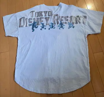 도쿄 디즈니 리조트 T셔츠 미사용품 프리 사이즈 스카이블루