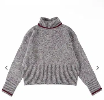 MACPHEE 맥피 / 파인 라무즈울 터틀넥 풀오버