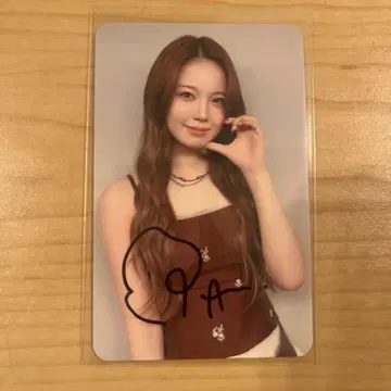 NiziU 아야카 홀 투어 C상 사인 트레이딩 카드