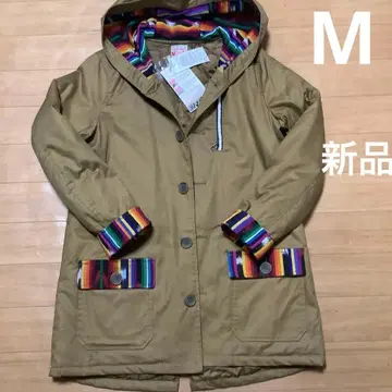 TITICACA 충전솜 경량 후드 부착 베이지 자켓 M