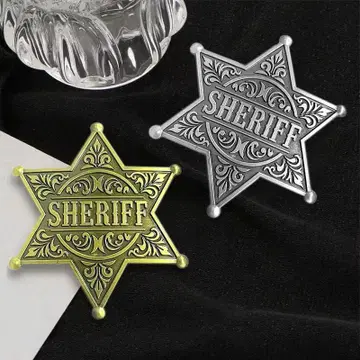 셰리프 배지 2색 세트