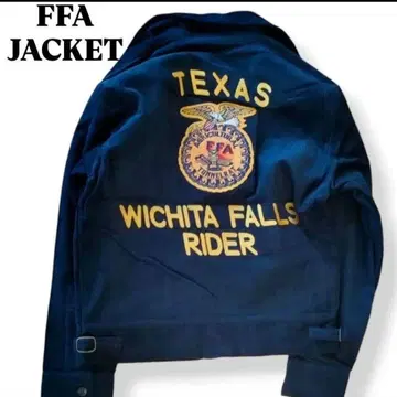 인기 FFA 자켓 복각 L 사이즈 네이비 숏 기장 아메카지