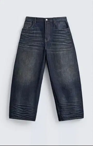 ZARA 배기 핏 데님 팬츠 36