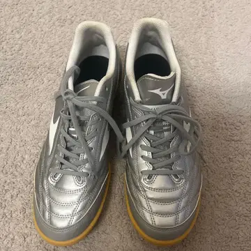 미즈노 풋살화 26cm 리뷰어 SALA PRO 실버 새상품급