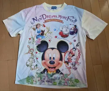 도쿄 디즈니 리조트 미키 T셔츠 3L 사이즈 택 포함 미사용품